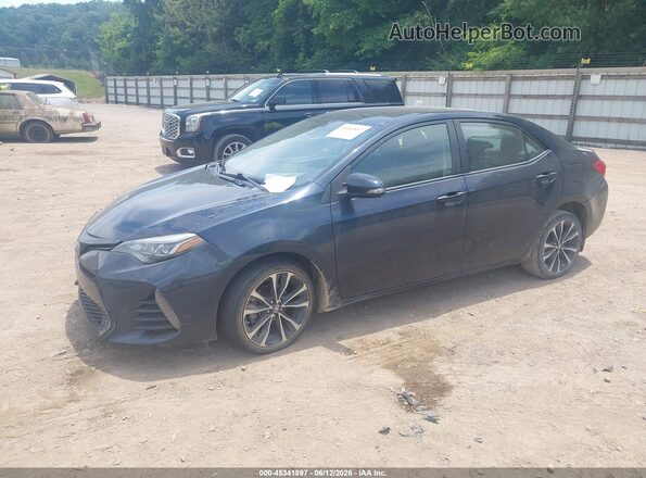 2T1BURHE8JC972969 2018 TOYOTA COROLLA Black Առջևի ձախ երեք քառորդ տեսարան