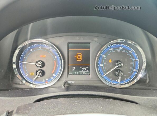 2T1BURHE8JC983101 2018 TOYOTA COROLLA Red Սարքավորումների վահանակի տեսք
