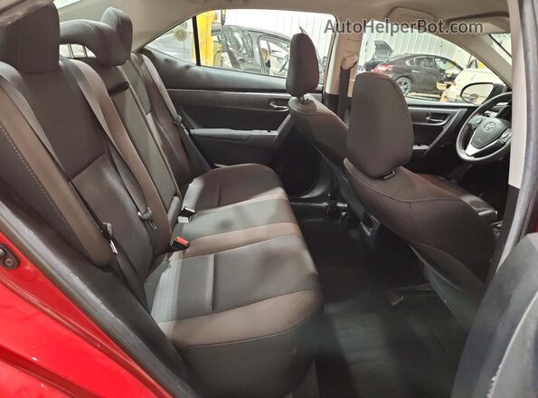 2T1BURHE8JC983101 2018 TOYOTA COROLLA Red Հետևի նստատեղերի տեսք