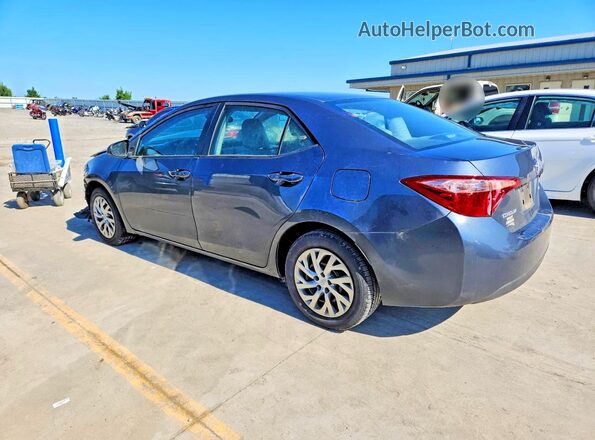 2T1BURHE8KC134779 2019 TOYOTA COROLLA Синий Задняя левая четверть