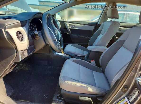 2T1BURHE8KC134779 2019 TOYOTA COROLLA Синий Вид салона спереди