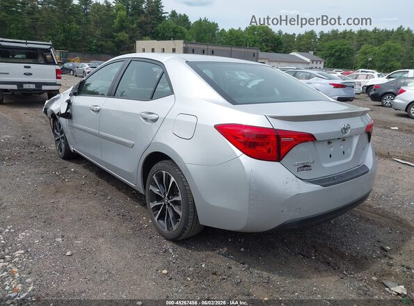 2T1BURHE8KC149962 2019 TOYOTA COROLLA Серебряный Задняя левая четверть