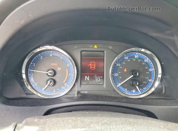 2T1BURHE8KC163764 2019 TOYOTA COROLLA Blue ხელსაწყოთა პანელის ხედი