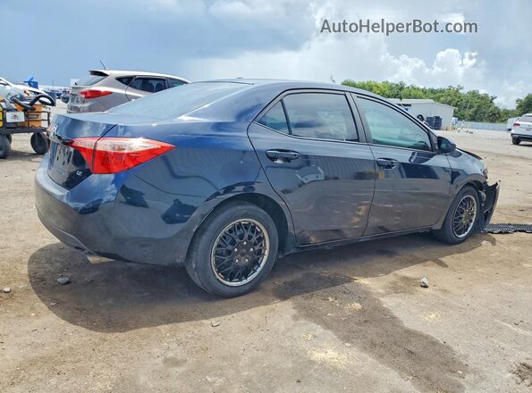 2T1BURHE8KC163764 2019 TOYOTA COROLLA Blue უკანა მარჯვენა
