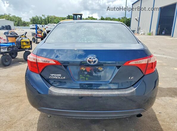2T1BURHE8KC163764 2019 TOYOTA COROLLA Blue უკანა ხედი
