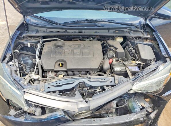 2T1BURHE8KC163764 2019 TOYOTA COROLLA Blue უკანა სალონის ხედი