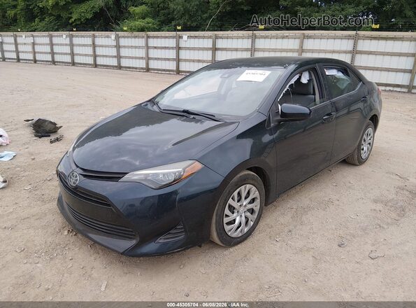 2T1BURHE8KC173534 2019 TOYOTA COROLLA Blue წინა მარცხენა ხედი სამი მეოთხედიდან