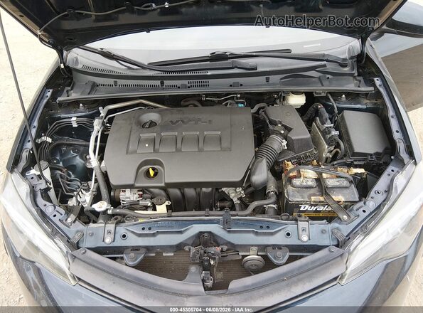 2T1BURHE8KC173534 2019 TOYOTA COROLLA Blue უკანა ხედი