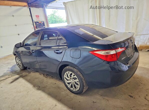 2T1BURHE8KC177437 2019 TOYOTA COROLLA Blue Rear left