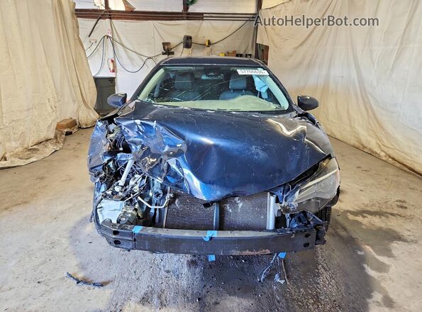 2T1BURHE8KC177437 2019 TOYOTA COROLLA Blue Front view