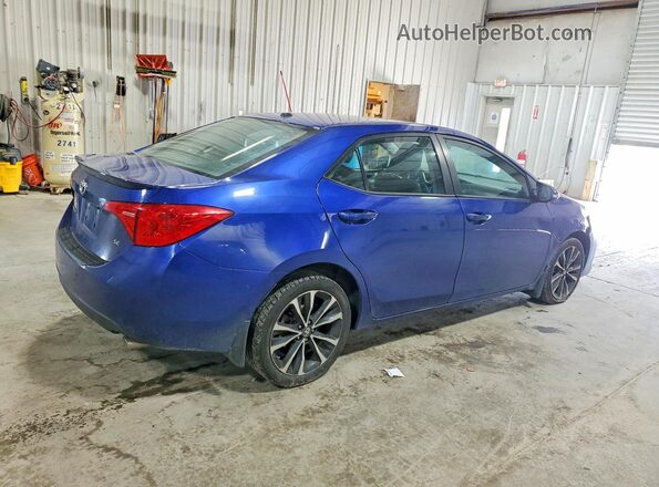 2T1BURHE8KC182444 2019 TOYOTA COROLLA Синий Задняя правая четверть