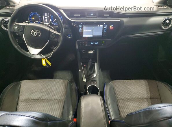 2T1BURHE8KC182444 2019 TOYOTA COROLLA Синий Вид панели приборов