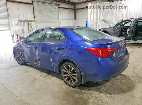 2T1BURHE8KC182444 2019 TOYOTA COROLLA Синий Задняя левая четверть