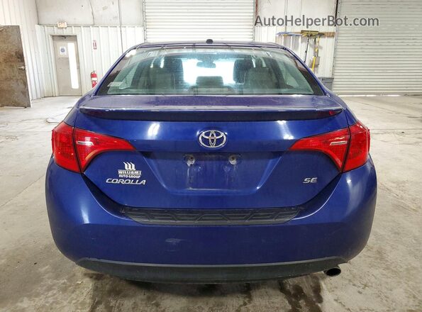 2T1BURHE8KC182444 2019 TOYOTA COROLLA Синий Вид сзади