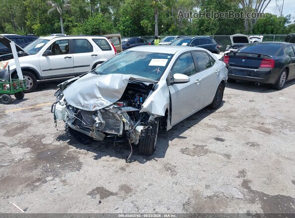 2T1BURHE8KC191788 2019 TOYOTA COROLLA Silver Przód lewy