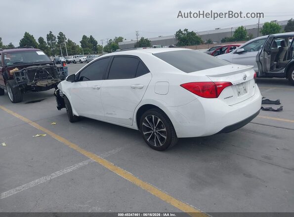 2T1BURHE8KC207097 2019 TOYOTA COROLLA White Rear left