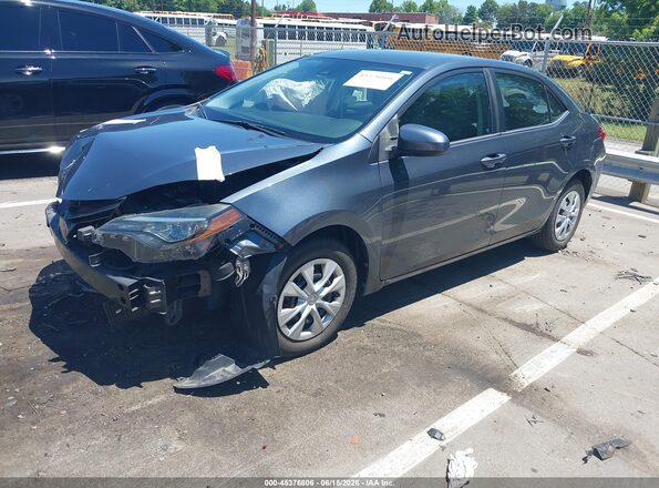 2T1BURHE8KC209187 2019 TOYOTA COROLLA Gray Przód lewy