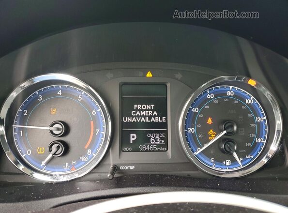 2T1BURHE8KC243534 2019 TOYOTA COROLLA Белый Вид щитка приборов