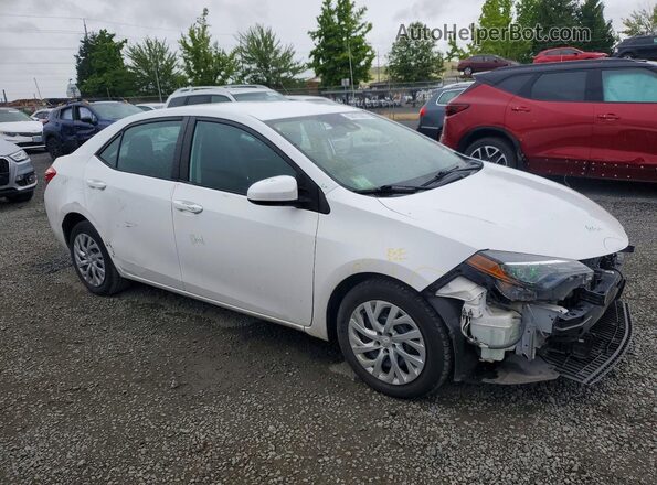 2T1BURHE8KC243534 2019 TOYOTA COROLLA Белый Передняя правая четверть