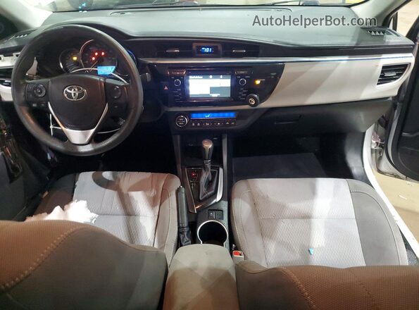2T1BURHE9GC481982 2016 TOYOTA COROLLA Gray წინა პანელის ხედი