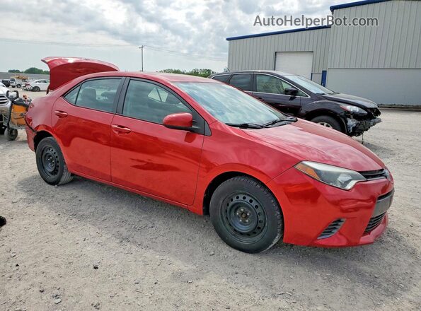 2T1BURHE9GC487975 2016 TOYOTA COROLLA Red 