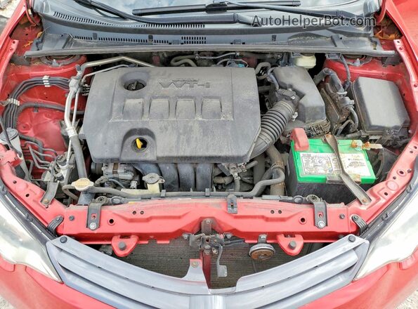 2T1BURHE9GC487975 2016 TOYOTA COROLLA Red 
