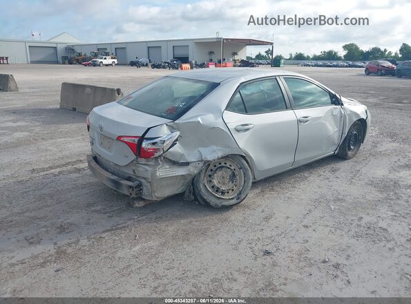 2T1BURHE9GC501096 2016 TOYOTA COROLLA Silver Vista frontal