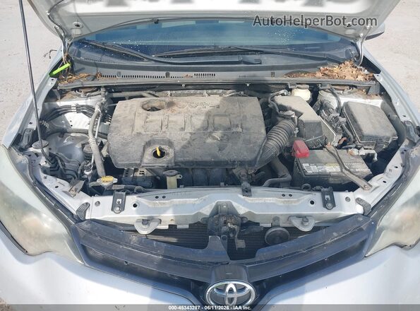 2T1BURHE9GC501096 2016 TOYOTA COROLLA Silver Vista trasera