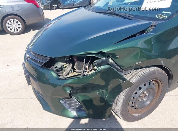 2T1BURHE9GC521235 2016 TOYOTA COROLLA Green Front view
