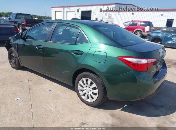 2T1BURHE9GC521235 2016 TOYOTA COROLLA Green Rear left