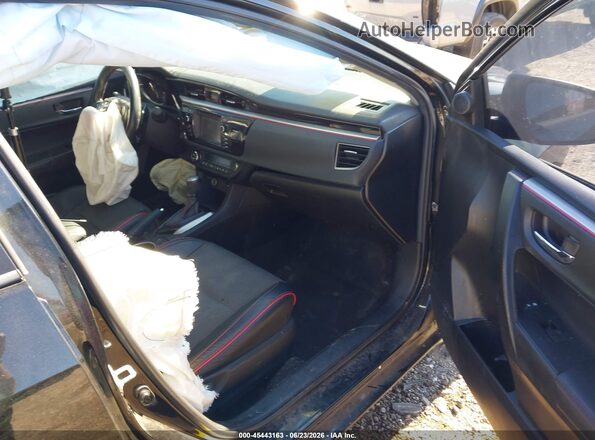 2T1BURHE9GC523082 2016 TOYOTA COROLLA Black Front interior view