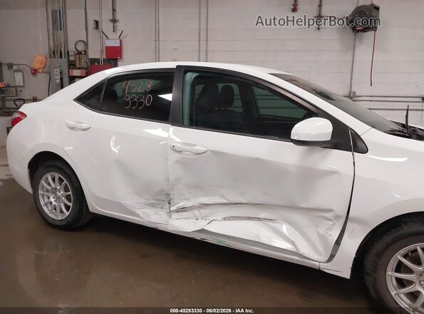 2T1BURHE9GC523101 2016 TOYOTA COROLLA White წინა ხედი