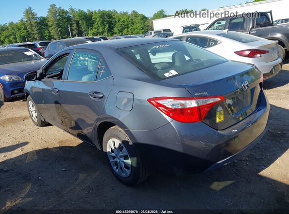2T1BURHE9GC541422 2016 TOYOTA COROLLA Gray უკანა მარცხენა