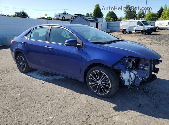 2T1BURHE9GC544353 2016 TOYOTA COROLLA Blue 