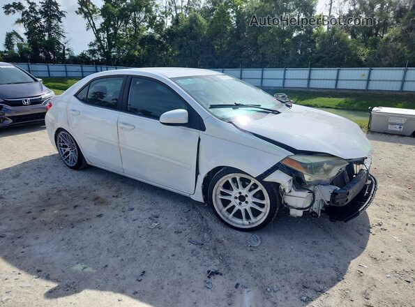 2T1BURHE9GC580740 2016 TOYOTA COROLLA White წინა მარჯვენა