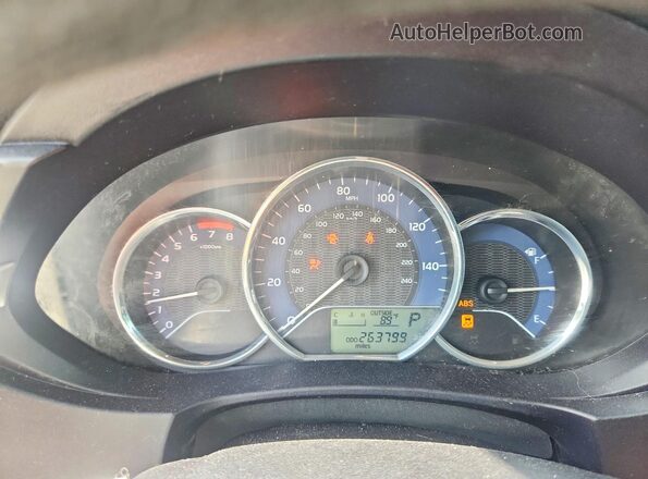 2T1BURHE9GC580740 2016 TOYOTA COROLLA White ხელსაწყოთა პანელის ხედი