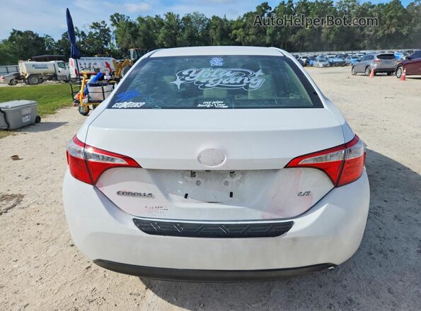 2T1BURHE9GC580740 2016 TOYOTA COROLLA White უკანა ხედი