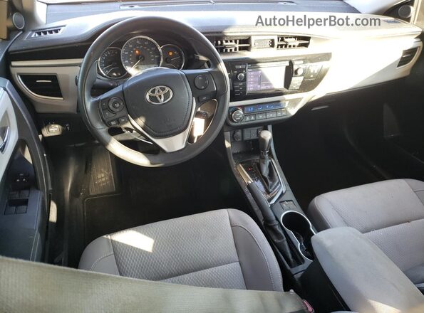 2T1BURHE9GC583346 2016 TOYOTA COROLLA White Dashboard view