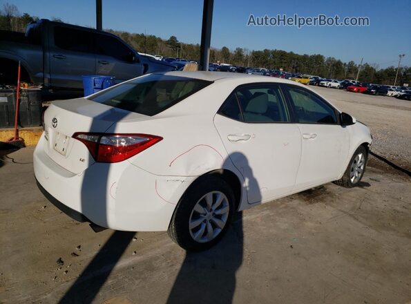 2T1BURHE9GC583346 2016 TOYOTA COROLLA White Rear right