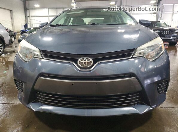 2T1BURHE9GC596551 2016 TOYOTA COROLLA Gray წინა ხედი
