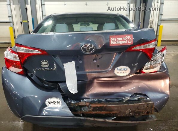 2T1BURHE9GC596551 2016 TOYOTA COROLLA Gray უკანა ხედი