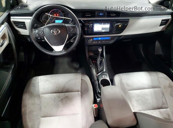 2T1BURHE9GC596551 2016 TOYOTA COROLLA Gray წინა პანელის ხედი