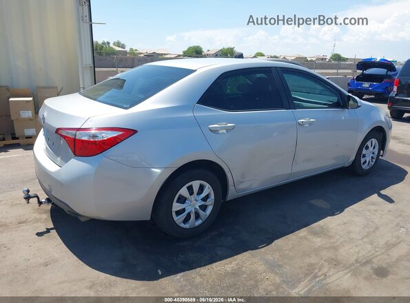 2T1BURHE9GC604762 2016 TOYOTA COROLLA Silver Rear right