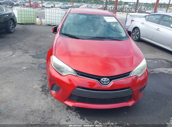 2T1BURHE9GC606236 2016 TOYOTA COROLLA Red Widok wnętrza z tyłu