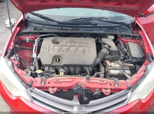 2T1BURHE9GC606236 2016 TOYOTA COROLLA Red Widok z tyłu