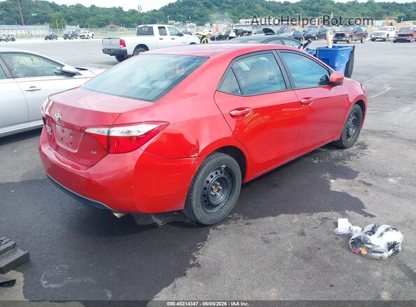 2T1BURHE9GC606236 2016 TOYOTA COROLLA Red Tył prawy
