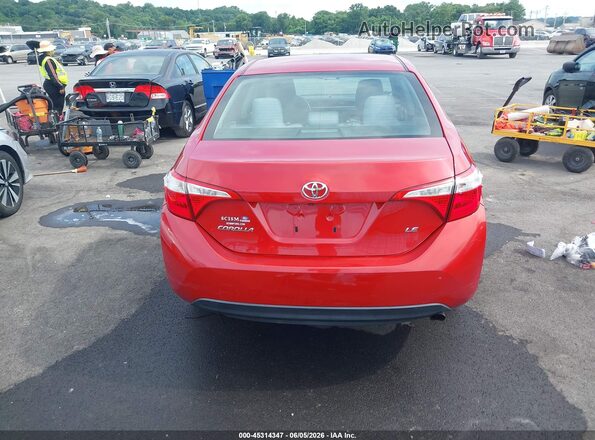 2T1BURHE9GC606236 2016 TOYOTA COROLLA Red 