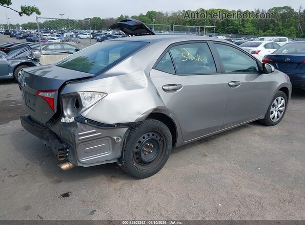 2T1BURHE9GC614384 2016 TOYOTA COROLLA Gray Դիմացի տեսք