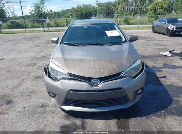 2T1BURHE9GC656067 2016 TOYOTA COROLLA Gray Вид щитка приладів