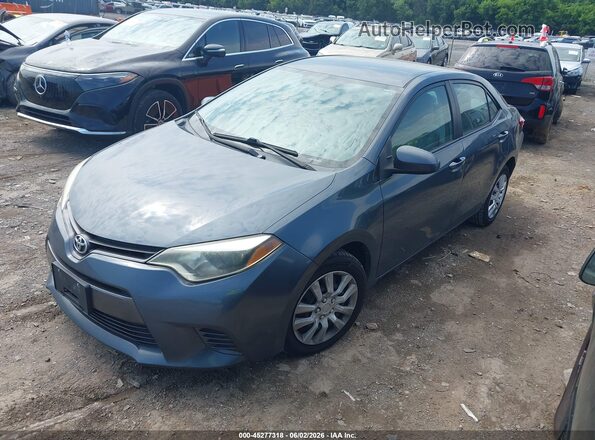 2T1BURHE9GC674598 2016 TOYOTA COROLLA Blue Vista tres cuartos delantera izquierda